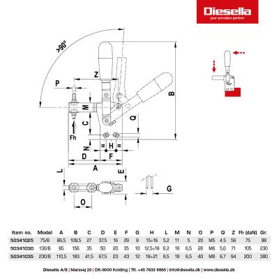 SPEEDY BLOCK 230/B vertikal spænder